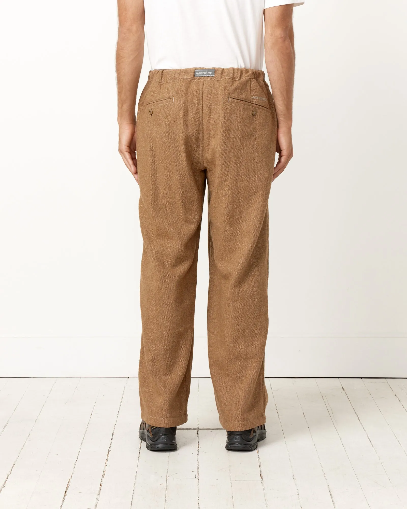 Wide Tweed Pant by Rewool