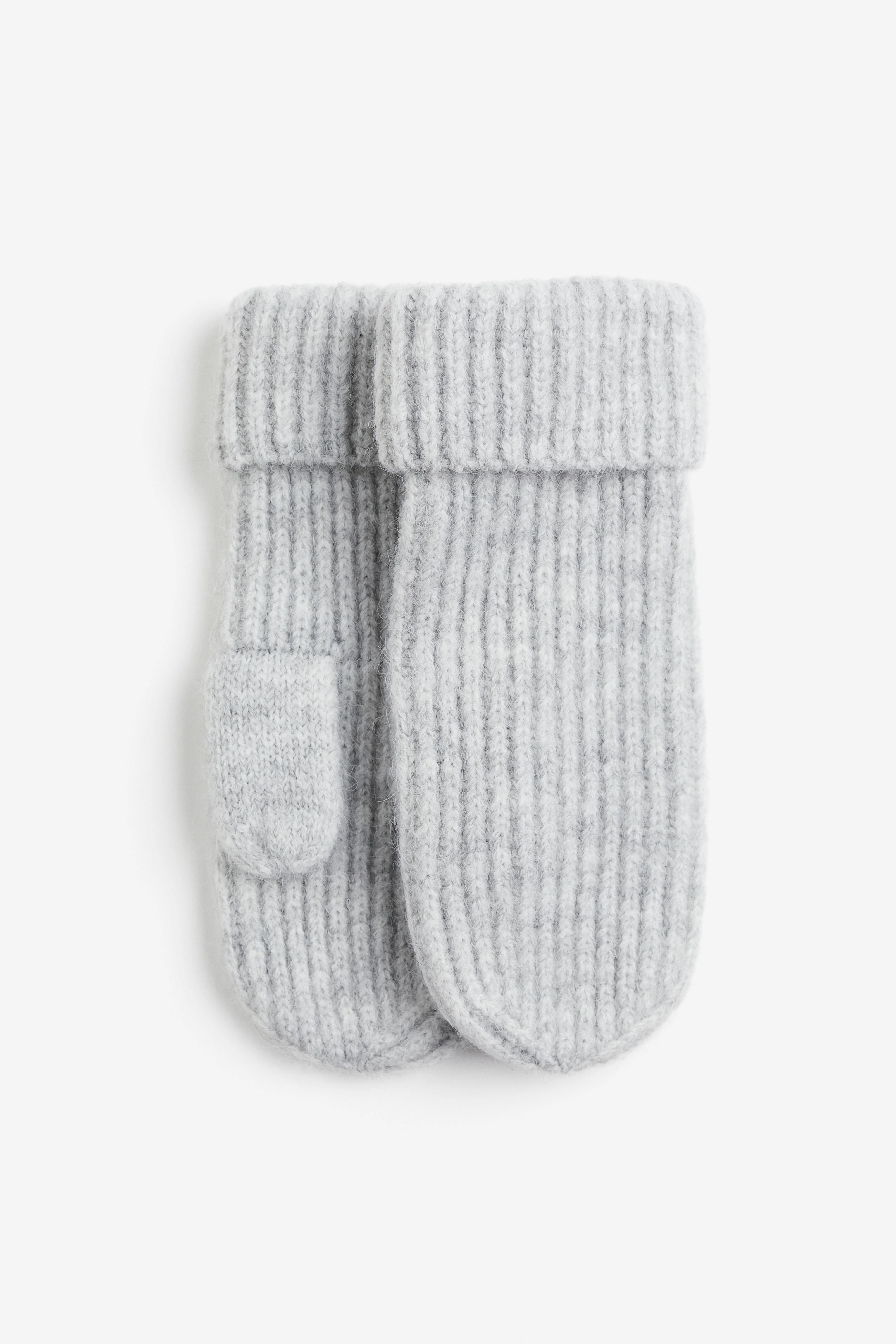 Rib-knit Mittens