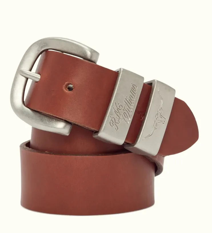 R.M. Williams Solid Hide Matte Belt