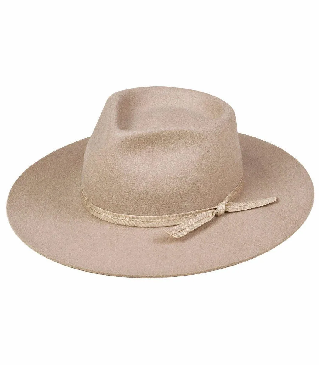 Sand Wool Fedora Hat