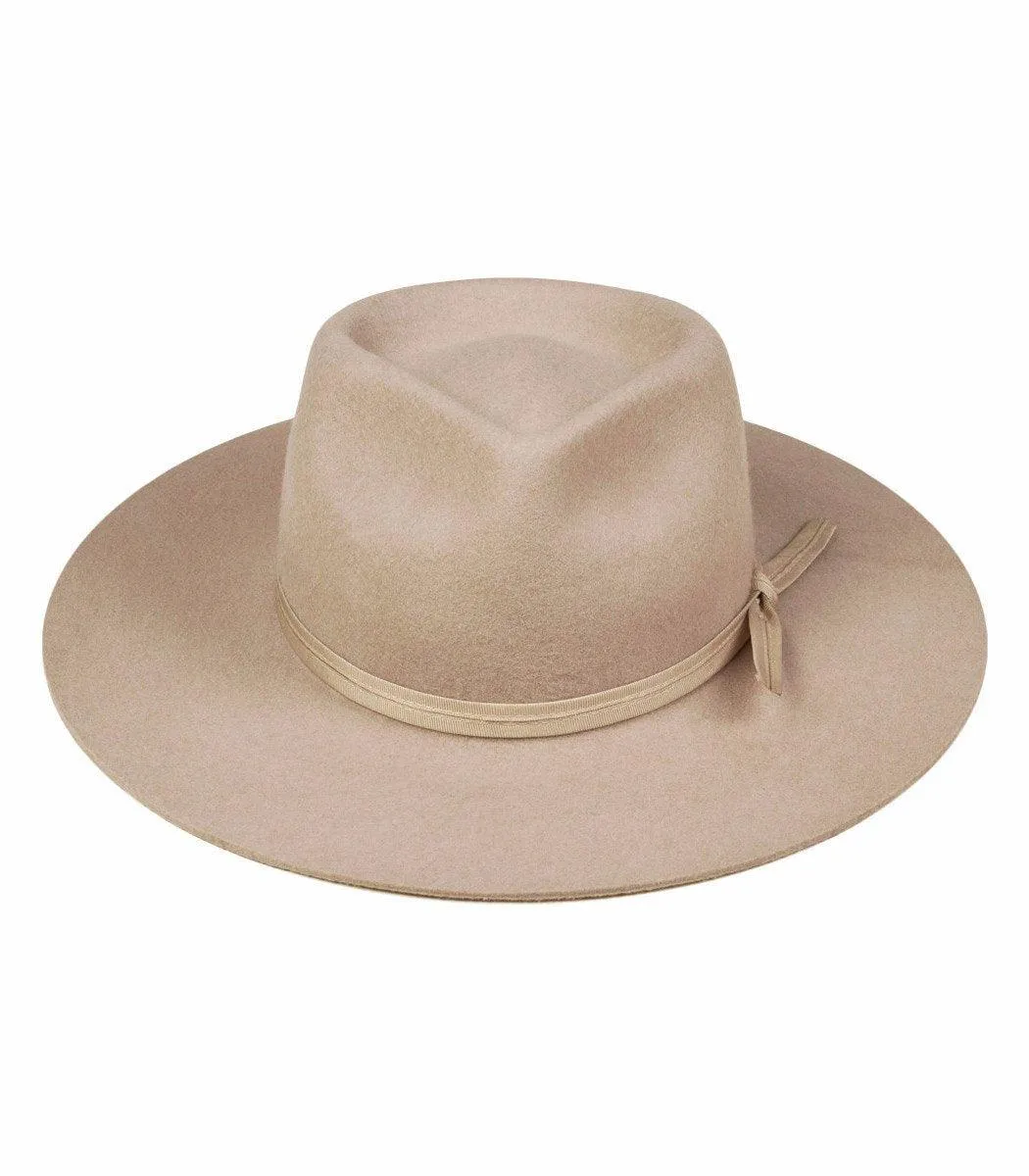 Sand Wool Fedora Hat