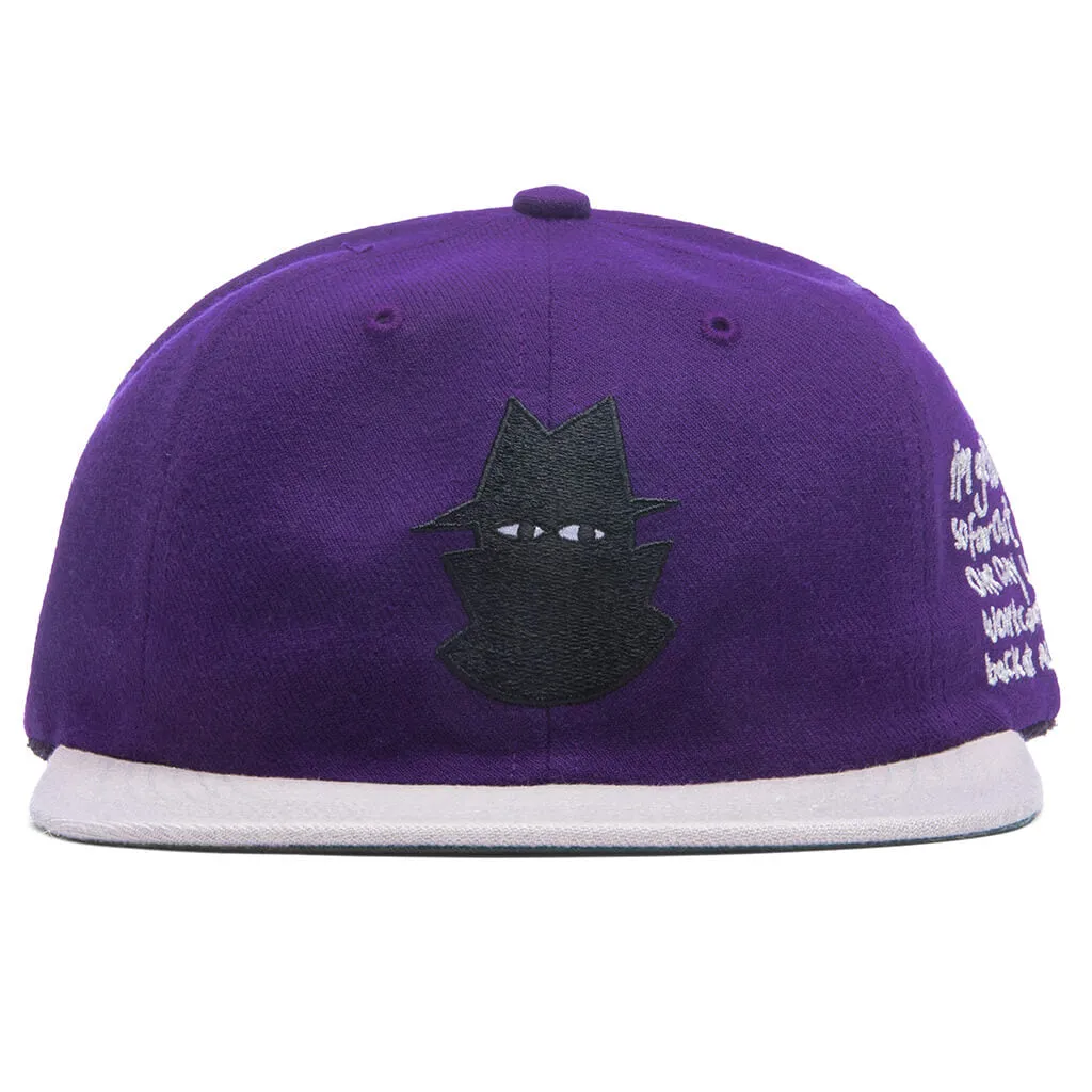 Purple/Grey So Far Out 6 Panel Cap