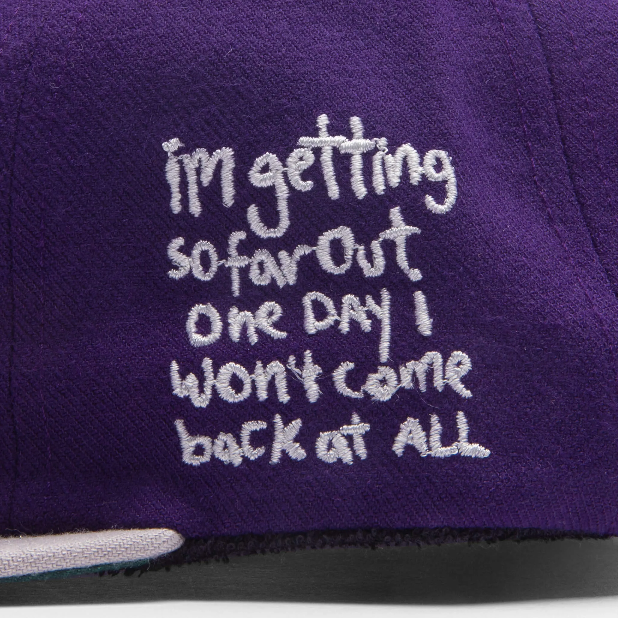 Purple/Grey So Far Out 6 Panel Cap