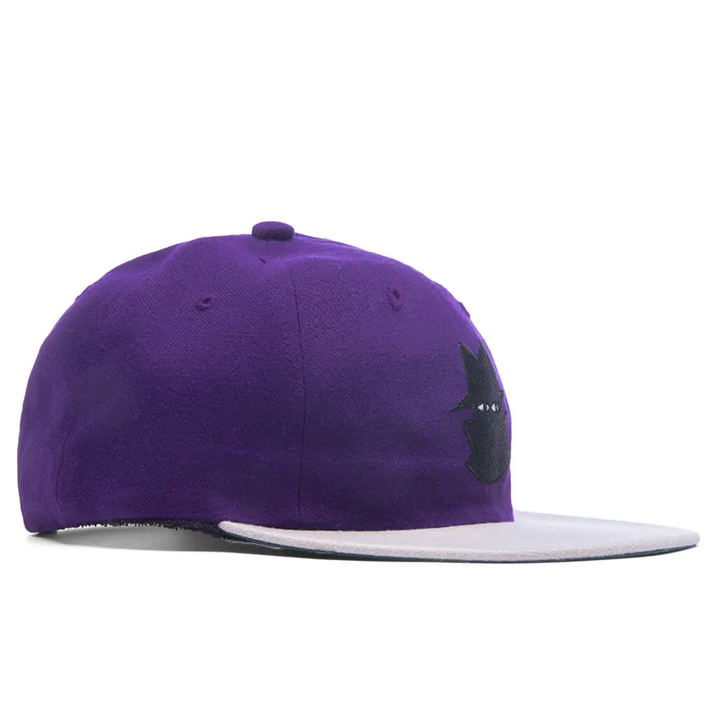 Purple/Grey So Far Out 6 Panel Cap