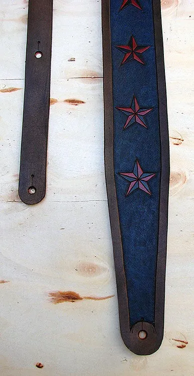 Strap for Guitar and Bass featuring Stars