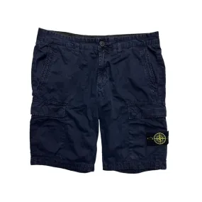 Stone Island Canvas Cargo Shorts