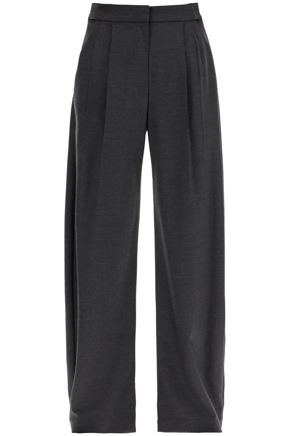 Men's MG912P8736 Dark Grey Stretch Wool Trousers