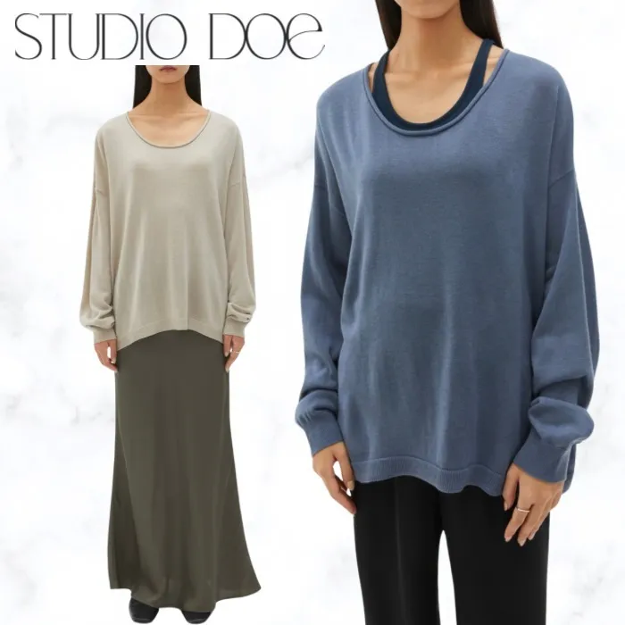 Studio Doe Casual Wool Nylon Blended Street-Style