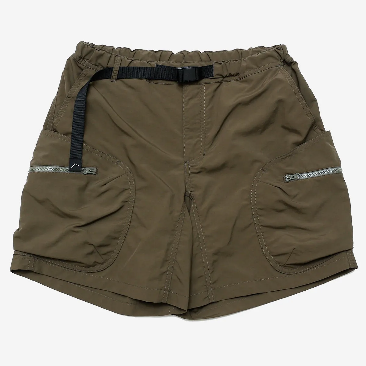 Supplex Cargo Shorts with 8 Pockets in Khaki