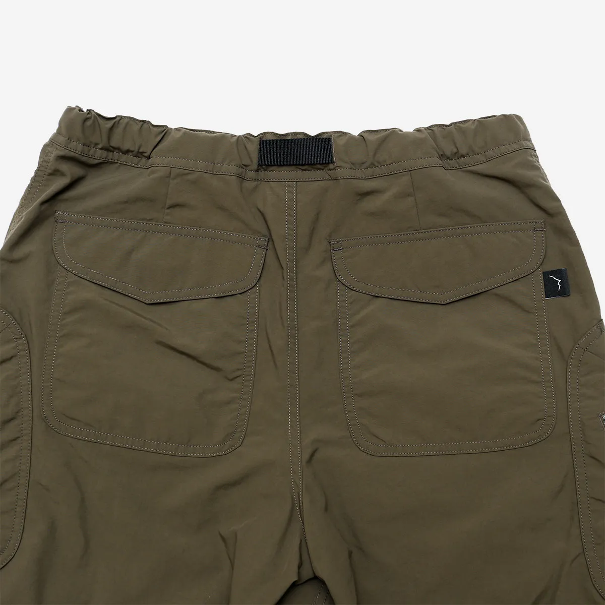 Supplex Cargo Shorts with 8 Pockets in Khaki