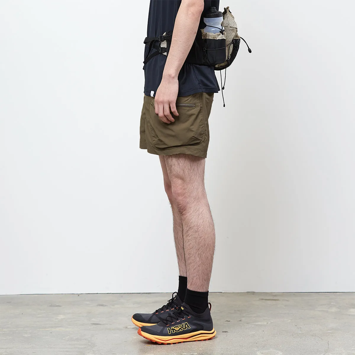 Supplex Cargo Shorts with 8 Pockets in Khaki