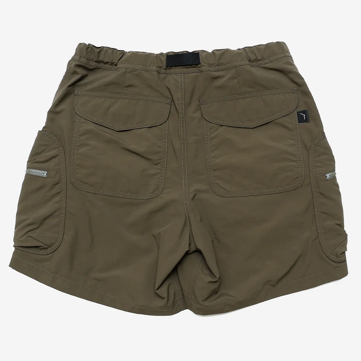 Supplex Cargo Shorts with 8 Pockets in Khaki