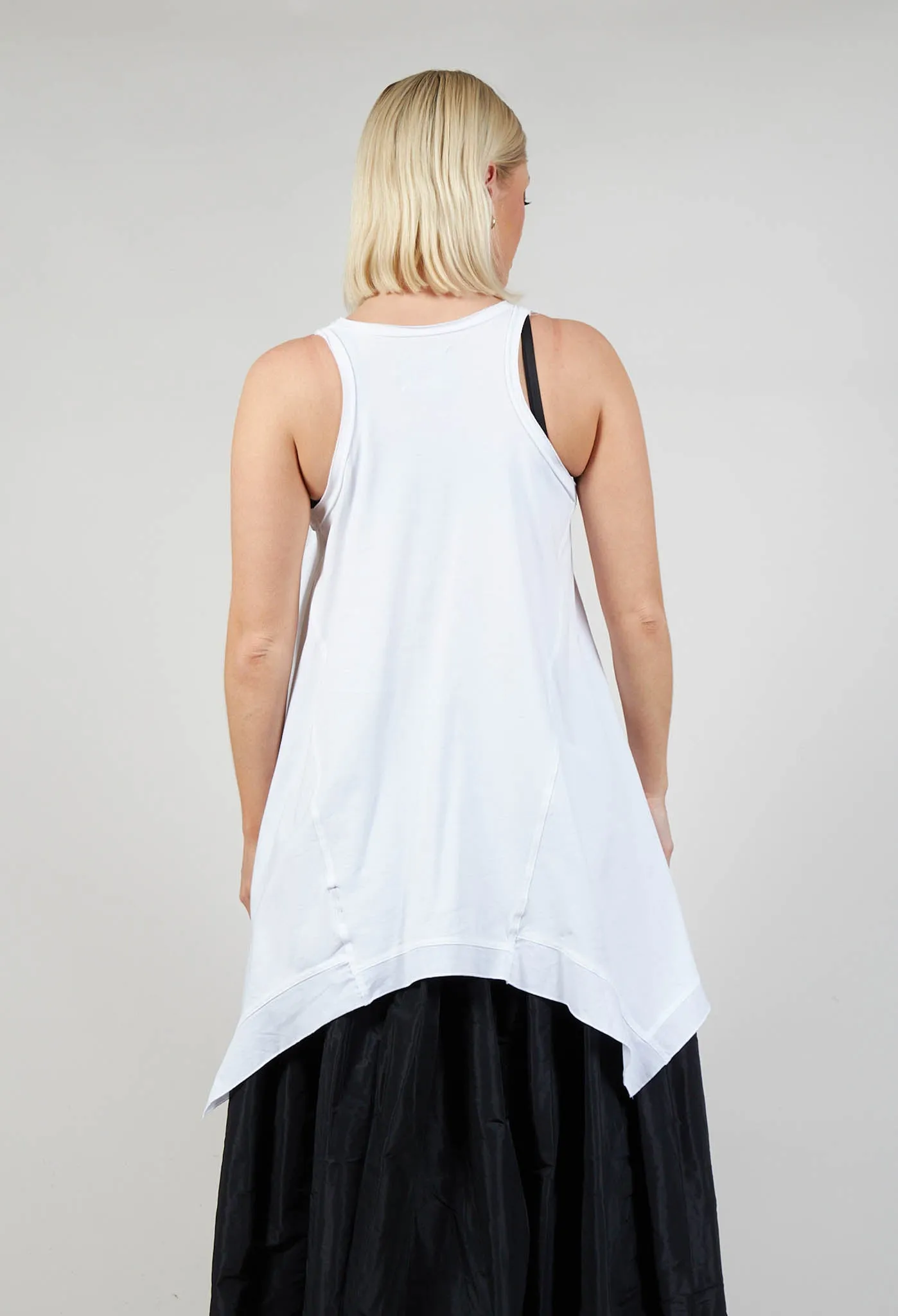 White Swing Style Vest Top