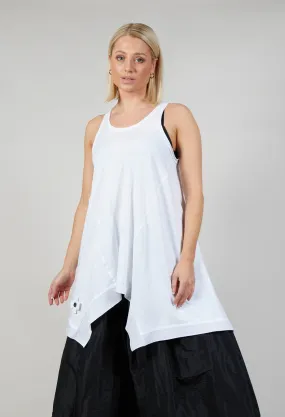 White Swing Style Vest Top