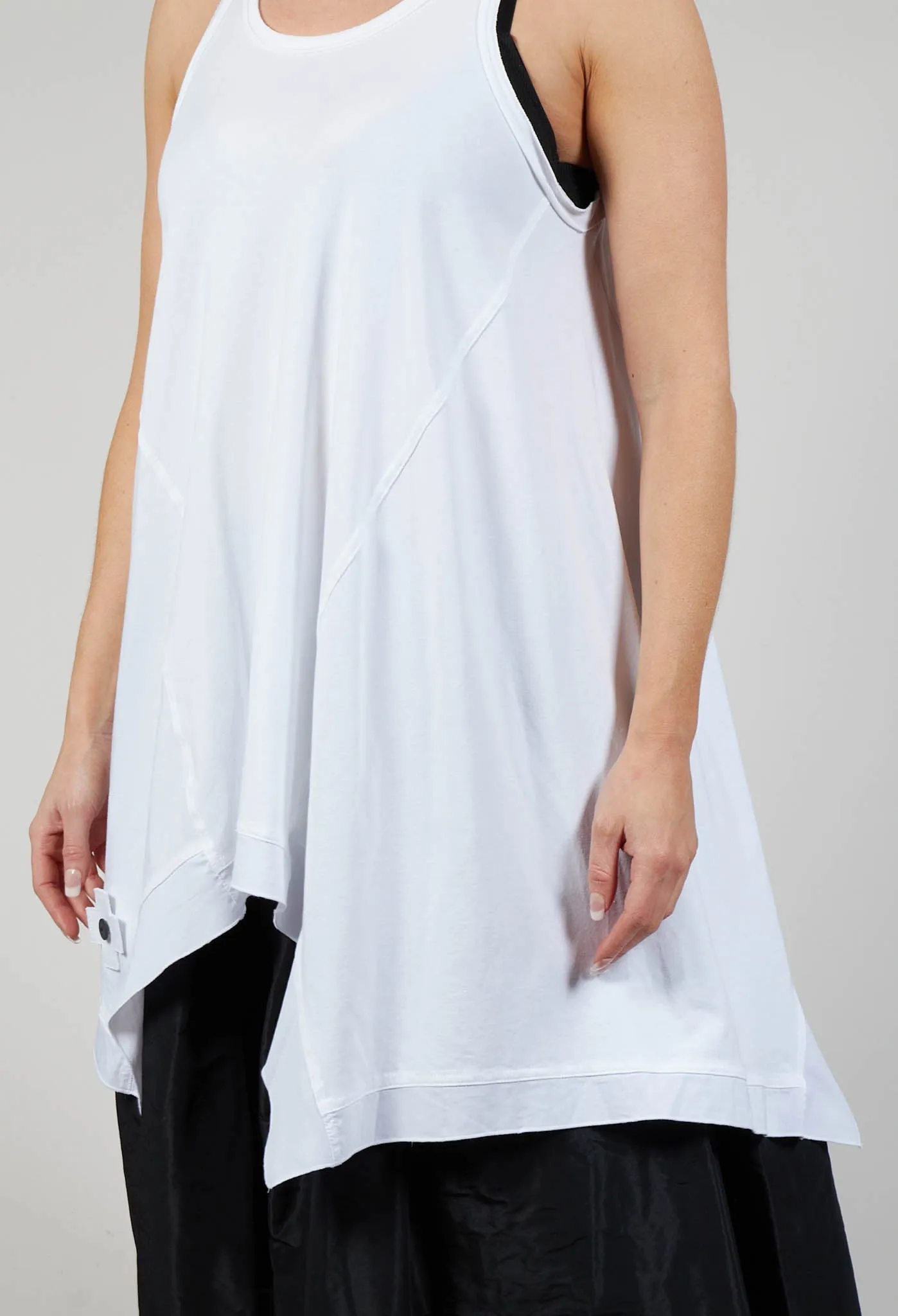 White Swing Style Vest Top