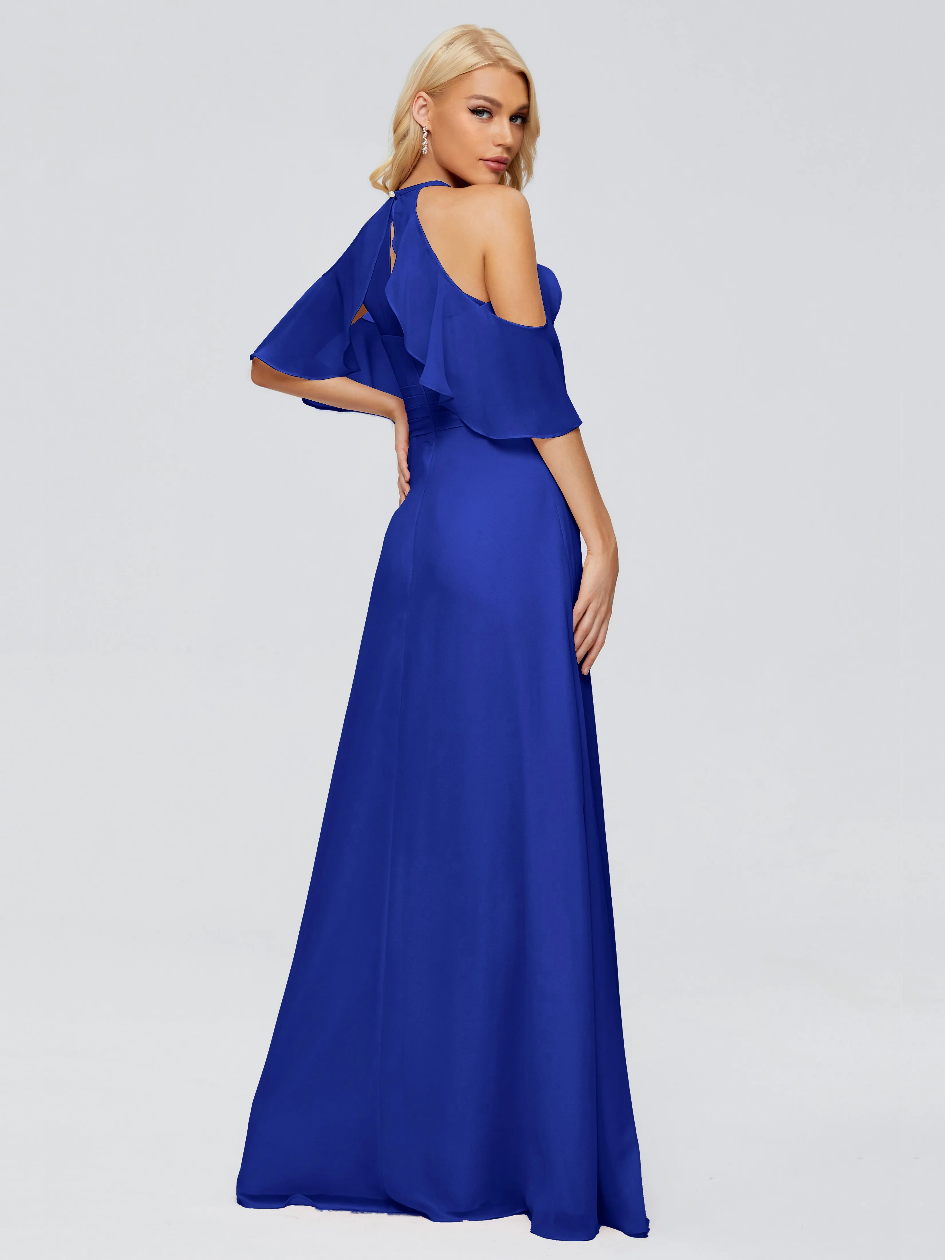 Evening Dresses Taylor Split-front A-line Chiffon