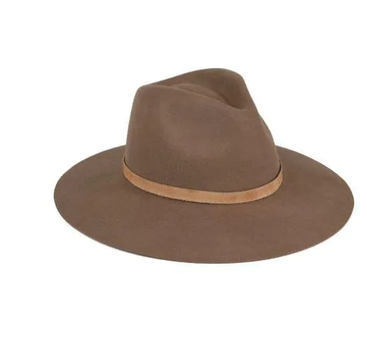 Grove Fedora Hat Coffee Brown