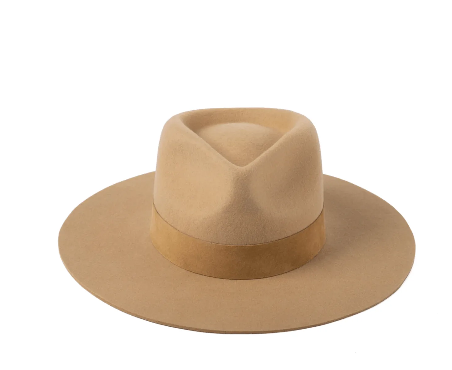 Caramel Mirage Wool Fedora Hat