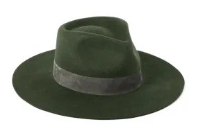 Mirage Fedora Hat Forest Green