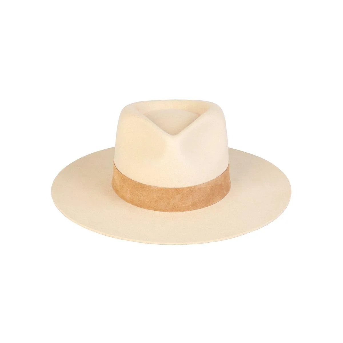 Ivory Mirage Wool Fedora Hat