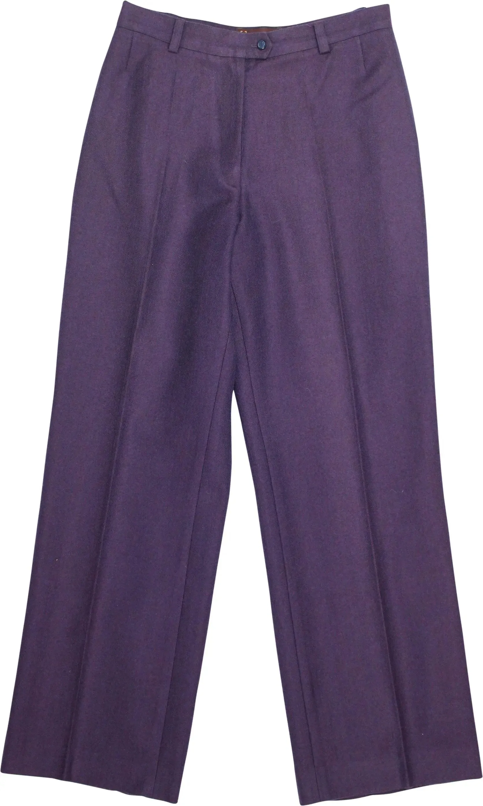 ThriftTale Purple Wool Trousers