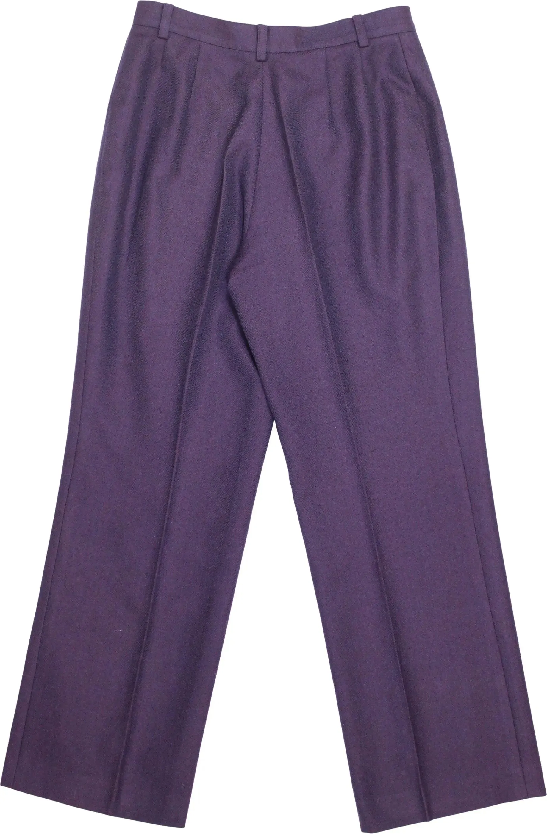 ThriftTale Purple Wool Trousers