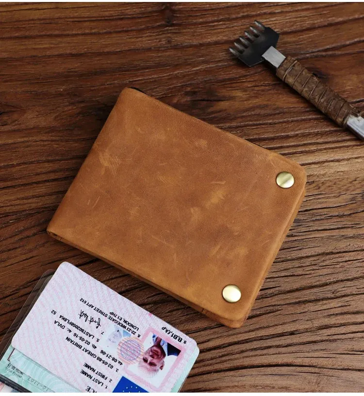 Unisex Business Leather Card Wallet