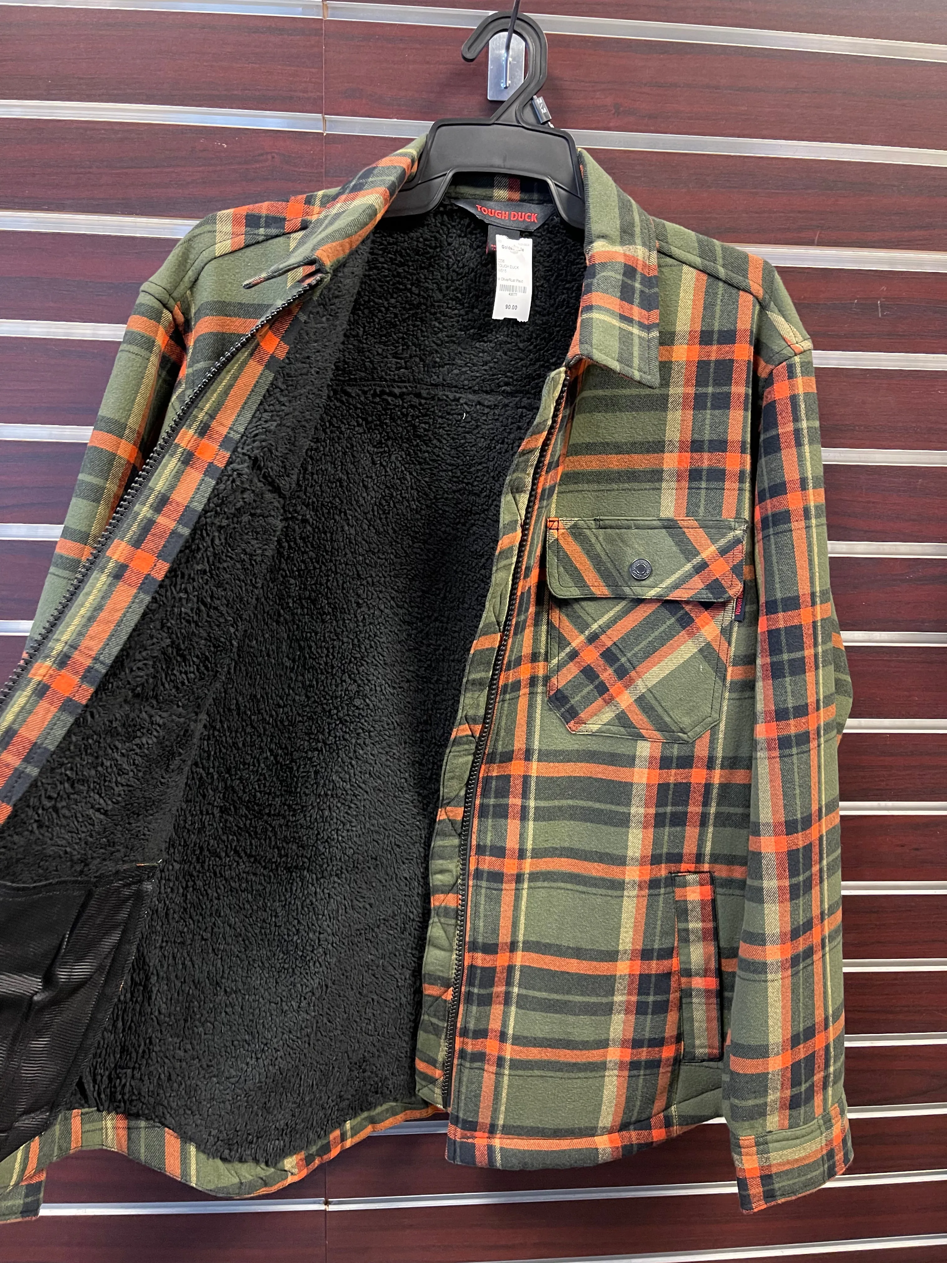 Tough Duck Men's Insulated Flannel Jacket