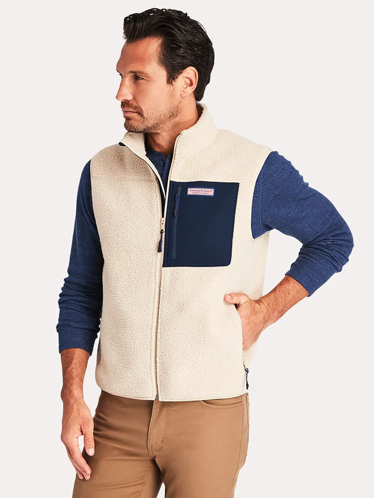 VINEYARD VINES Stillwater Sherpa Vest