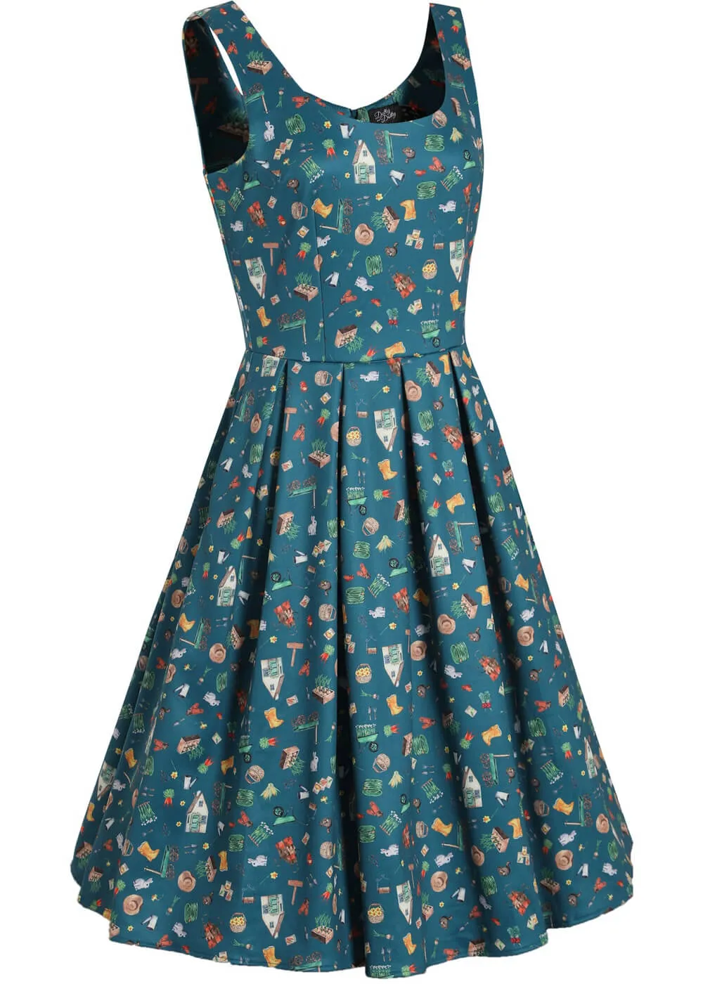 Garden Theme Swing Dress