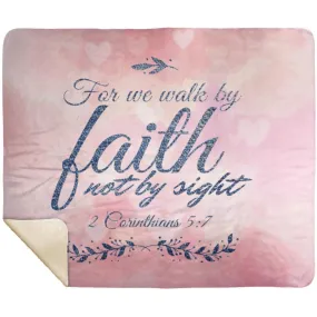 Bible Verses Blanket Walk By Faith 2 Corinthians 5:7 Design 11