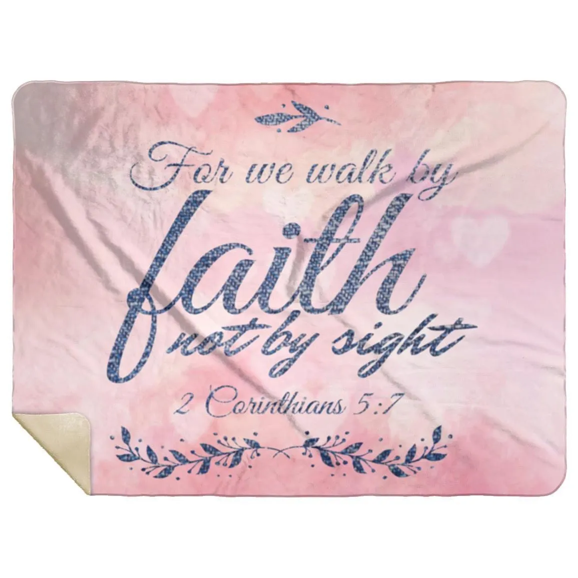 Bible Verses Blanket Walk By Faith 2 Corinthians 5:7 Design 11