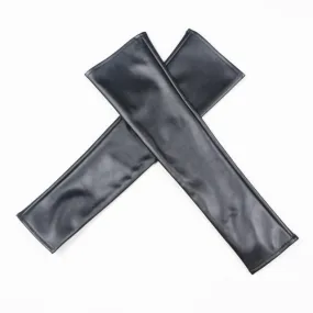 Elegant PU Leather Arm Gloves