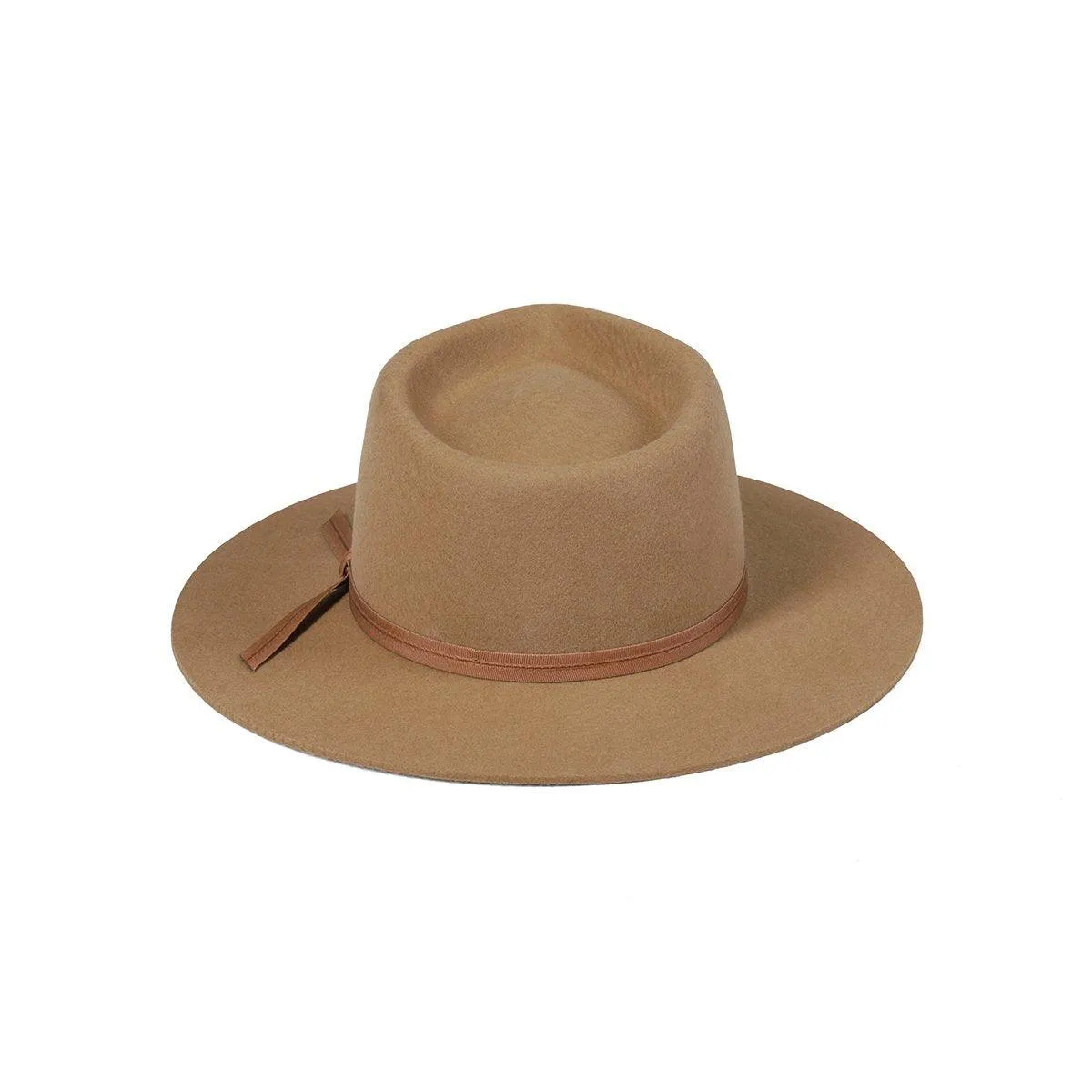 Zulu Wool Fedora Hat in Teak